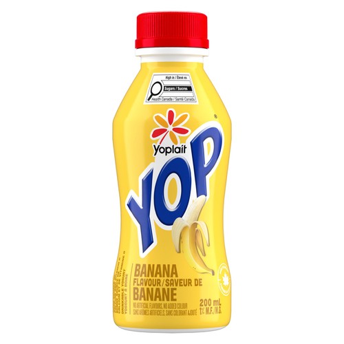 Yoplait Yop 1% Drinkable Yogurt Banana 200 ml (bottle)