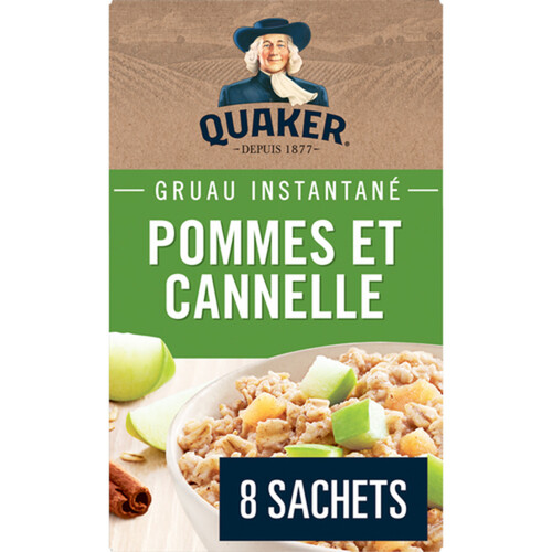 Quaker Instant Oatmeal Apples & Cinnamon 264 g