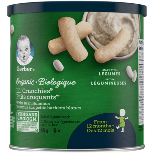 Gerber Organic Lil' Crunchies Hummus 45 g