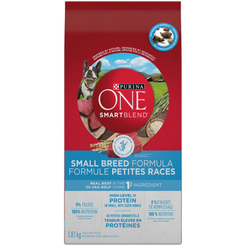 Purina ONE Dry Dog Food +Plus Small Breed Formula Beef 1.81 kg