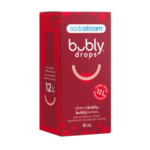 SodaStream Bubly Soft Drink Mix Cherry 40 ml