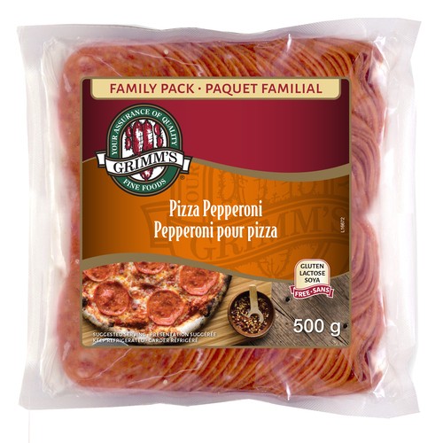 Grimm's Fine Foods Gluten-Free Pizza Pepperoni 500 g