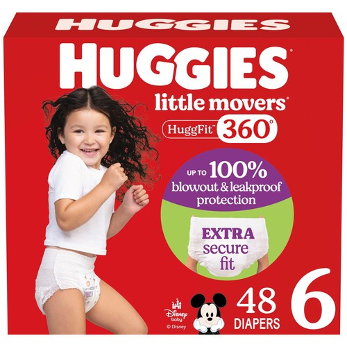 Huggies Little Movers Size 6 48 Count