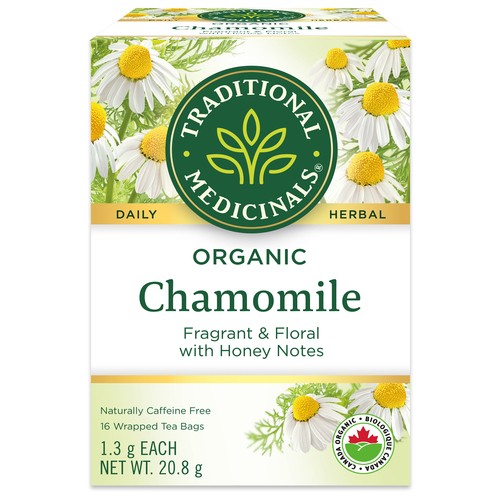 Traditional Medicinals Herbal Tea Chamomile 16 Tea Bags