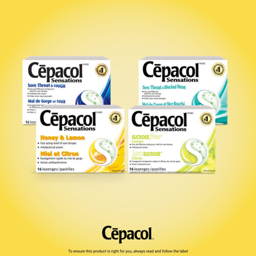 Cepacol Lozenges Honey & Lemon 16 Count