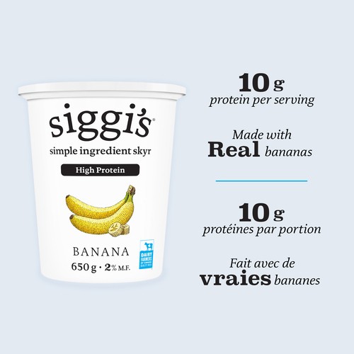 Siggi's Skyr Yogurt 2% Banana 650 g