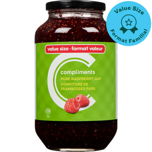 Compliments Jam Pure Raspberry 1 L