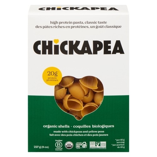 Chickapea Organic Pasta Shells 227 g