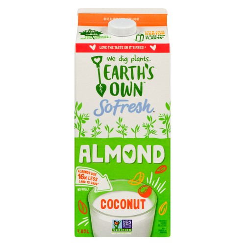 Earth's Own So Fresh Almond Beverage Coconut 1.89 L