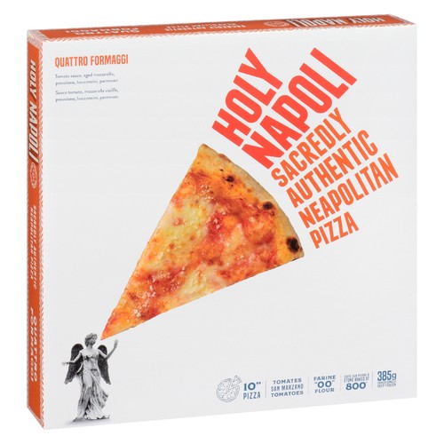 Holy Napoli Frozen Pizza Quattro Formaggi 385 g