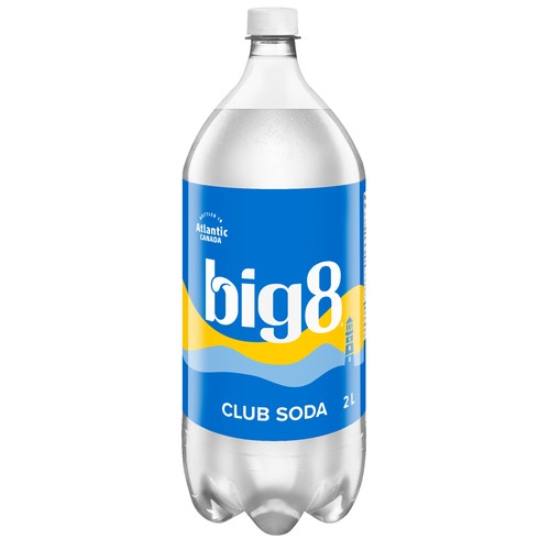 Big 8 Soda Water 2 L (bottle)