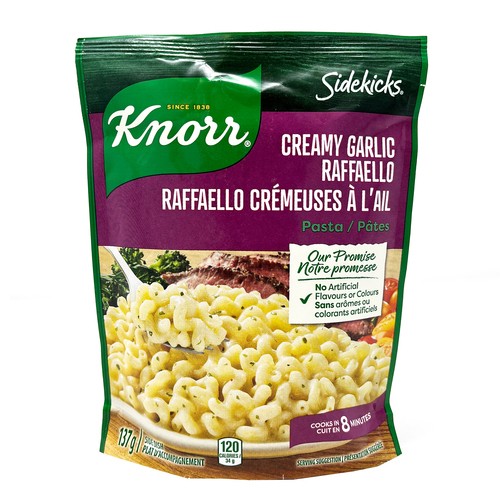 Knorr Sidekicks Pasta Side Creamy Garlic Raffaello 137 g