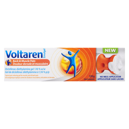 Voltaren Back And Muscle Pain Reliever 120 g