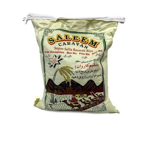 Saleem Caravan Creamy Basmati Rice 4.54 kg