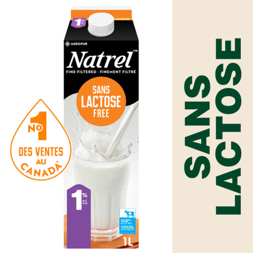 Natrel Lactose-Free 1% Milk 1 L