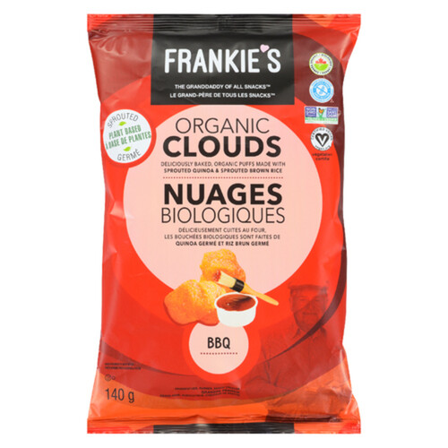 Frankie's Organic Barbecue Puffs 140 g