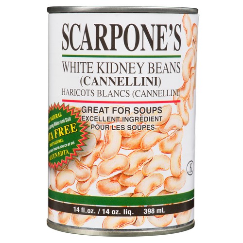 Scarpone's Canned Kidney Beans White 398 ml