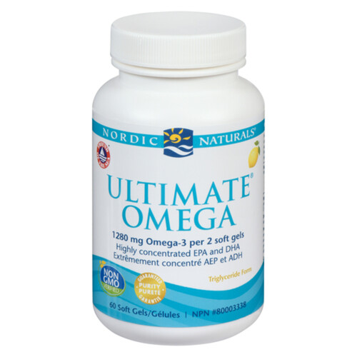 Nordic Naturals 1000 mg Ultimate Omega Softgels 60 Count