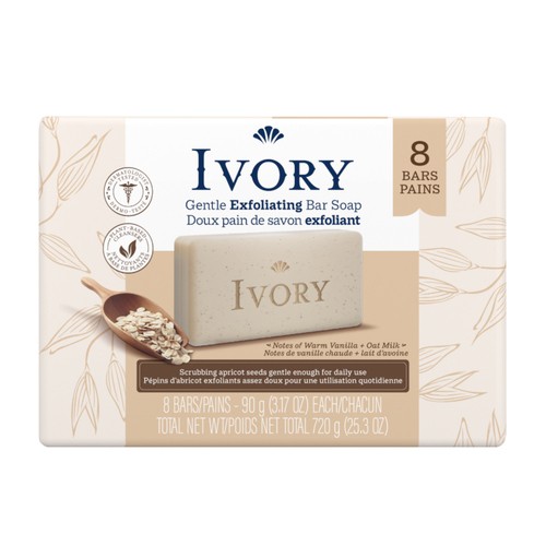 Ivory Bar Soap Exfoliating 720 g