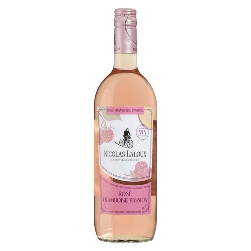 Nicolas Laloux Wine Rosé Raspberry Passion 1 L (bottle)