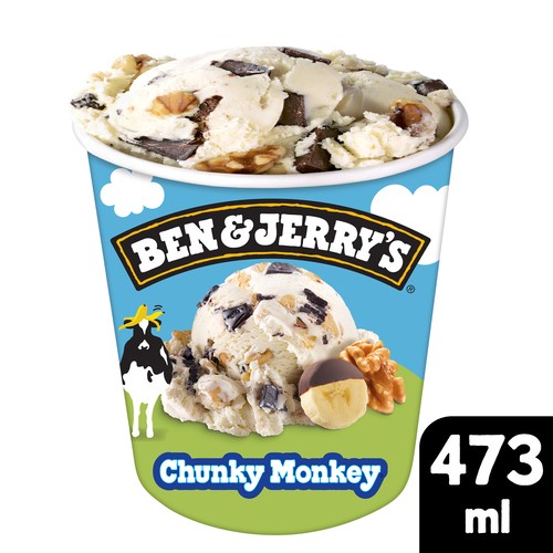 Ben & Jerry's Ice Cream Chunky Monkey Banana 473 ml