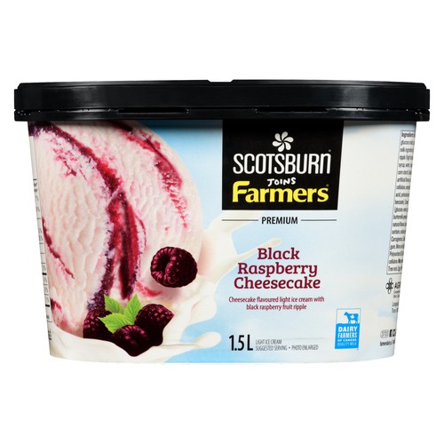 Scotsburn Ice Cream Black Raspberry Cheesecake 1.5 L