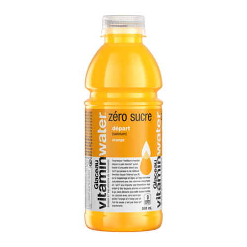 Glacéau Zero Sugar Vitamin Water Rise Orange 591 ml (bottle)