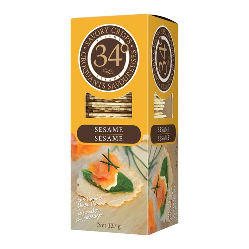 34 Degrees Crispbread Sesame 127 g