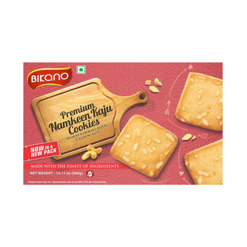 Bikano Namkeen Cookies Kaju Cashew 400 g