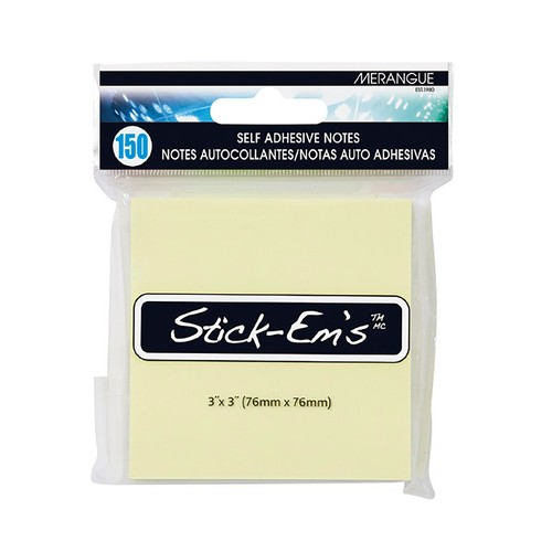 Merangue Stick-Em's Notes 150 Page 3-inch x 3-inch 
