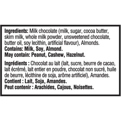 Cadbury Chocolate Bar Dairy Milk Almond 100 g