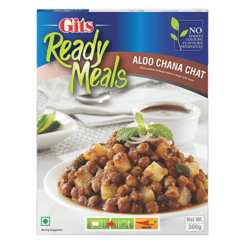 Gits Heat & Eat Aloo Chana Chat 300 g