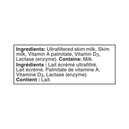 Lactantia UltraPur 0% Milk Ultra-Filtered 20 g Protein 1.5 L