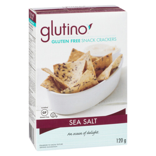 Glutino Sea Salt Gluten-Free Crackers 120 g