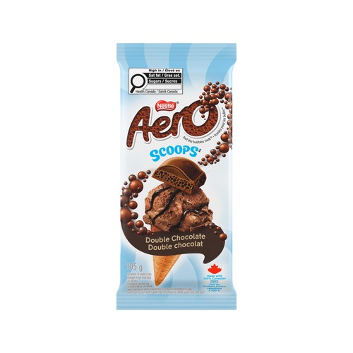 Nestlé Aero Chocolate Bar Double Chocolate 105 g