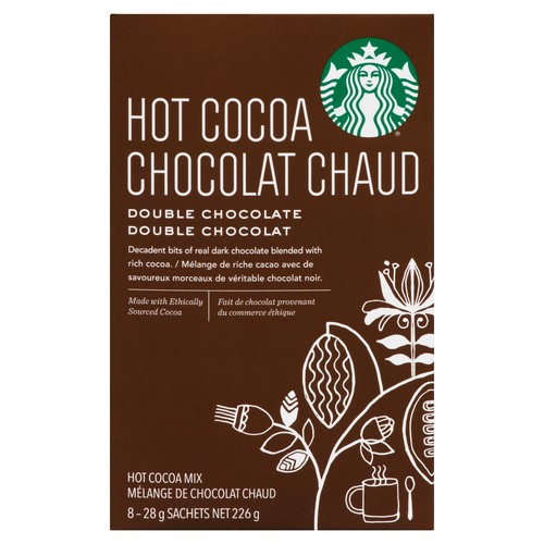 Starbucks Hot Cocoa Mix Double Chocolate 226 g - Voilà Online