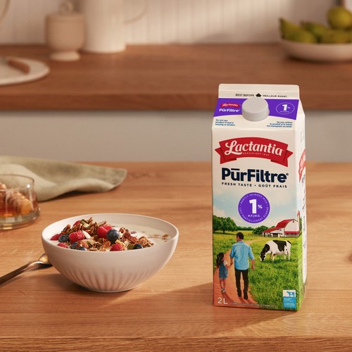 Lactantia PurFiltre 1% Milk Partly Skimmed 1 L