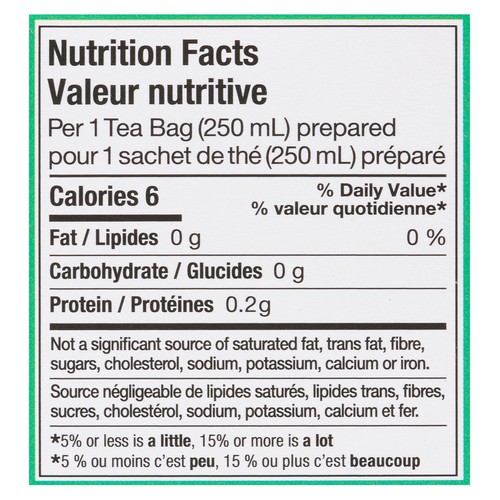 Lipton Plant-Based Herbal Tea Smooth Mint 20 Tea Bags 34 g