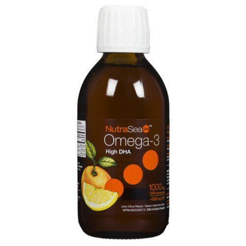 Nature's Way NutraSea DHA Omega-3 Citrus Flavour 200 ml