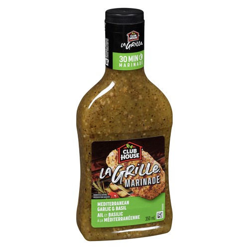 Club House La Grille Marinade Mediterranean Garlic & Basil 350 ml