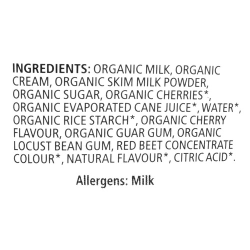 Avalon Organic Ice Cream Black Cherry 946 ml