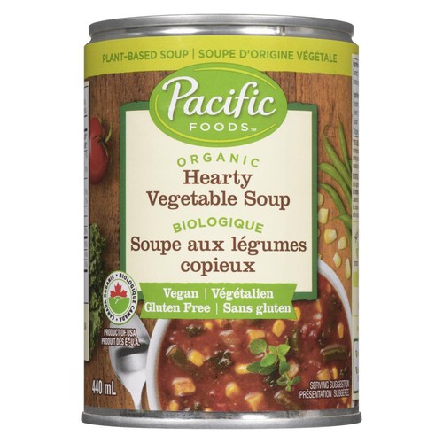 Pacific Foods Organic Canned Soup Hearty Vegetable 440 ml