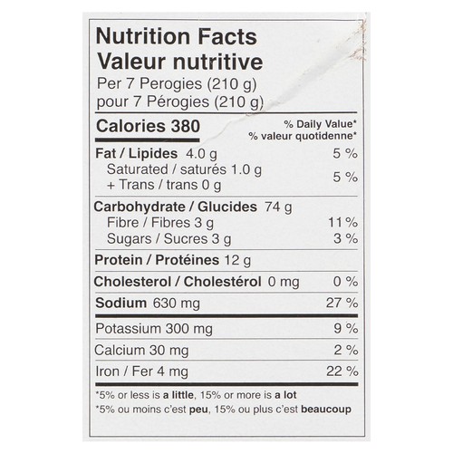 Cheemo Frozen Perogies Potato & Cheddar Cheese 907 g