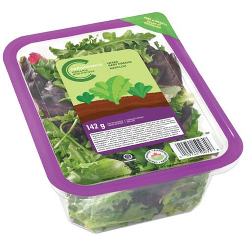 Compliments Organic Baby Greens Mixed 142 g