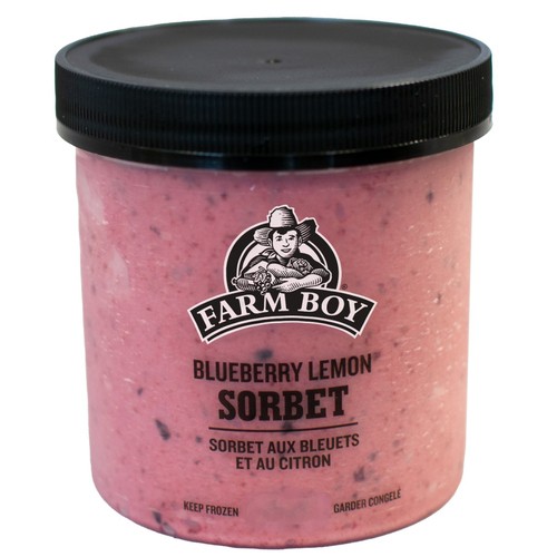 Farm Boy Frozen Sorbet Blueberry Lemon 500 ml