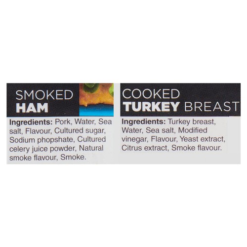 Olymel Deli Smoked Cooked Ham & Turkey Breast 250 g