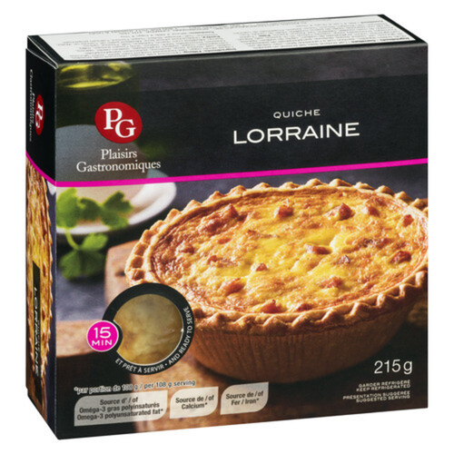 Plaisirs Gastronomiques Lorraine Quiche 215 g