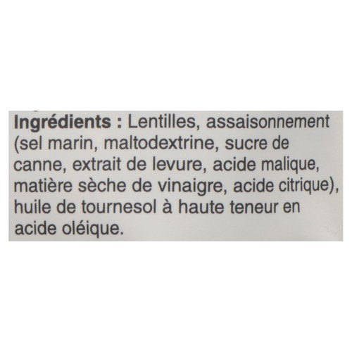 Three Farmers Lentil Roasted Sea Salt & Vinegar 140 g