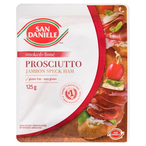 San Daniele Smoked Prosciutto Sliced Meat 125 g
