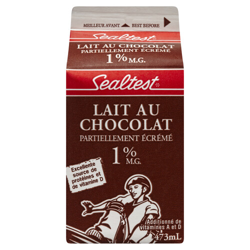 Sealtest 1 % Milk Partly Skimmed Chocolate 473 ml